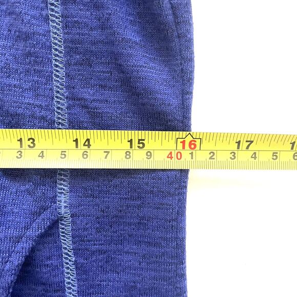 KUHL Women’s “Lea” Blue Purple Cowl Neck Tie Knit Pullover Kangaroo Pocket - Picture 8 of 16